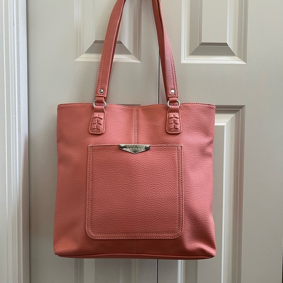 Koltov Elegant Coral Tote Bag - Picture 1 of 7